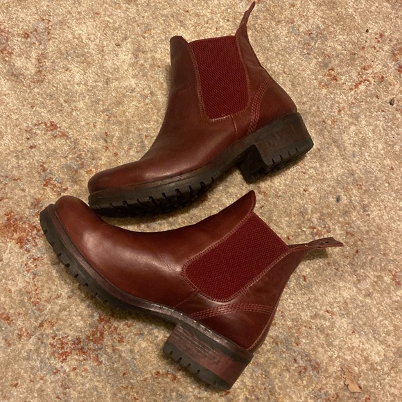 Beuno Florida Leather Chelsea Boot Burgundy Size EUR 41 / US 9.5-10 EUC - Picture 9 of 15